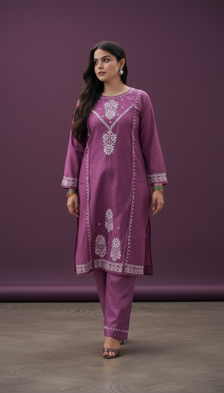 Noor-e-Lucknow Kurta Set