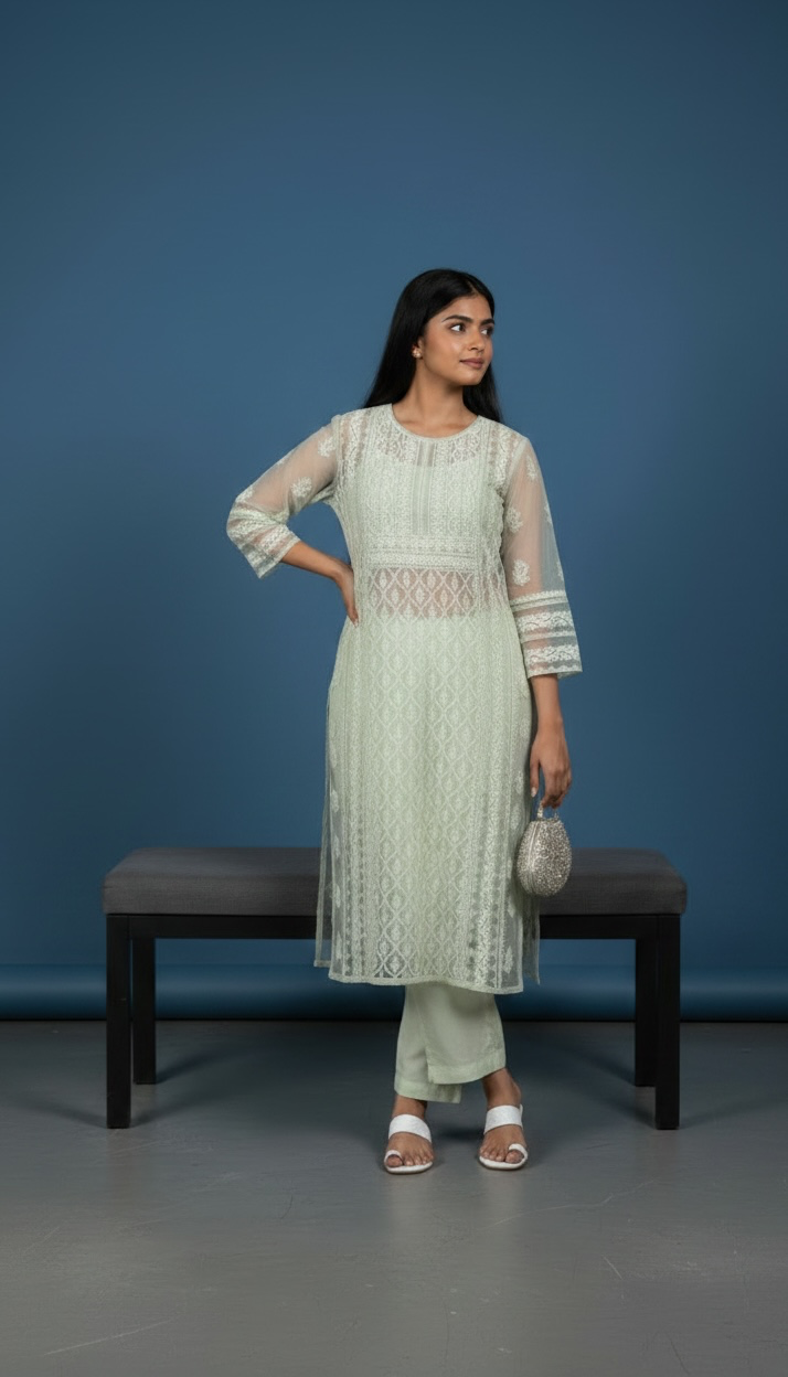 Organza Kurti