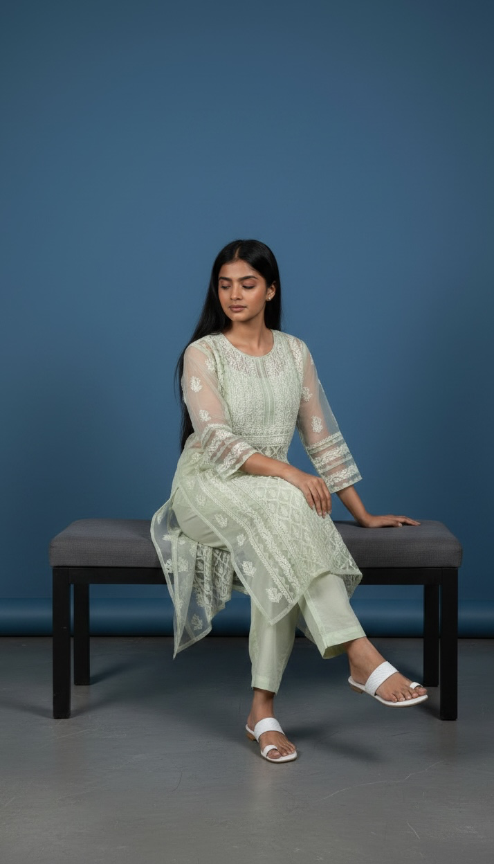 Organza Kurti