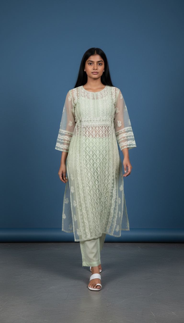 Organza Kurti