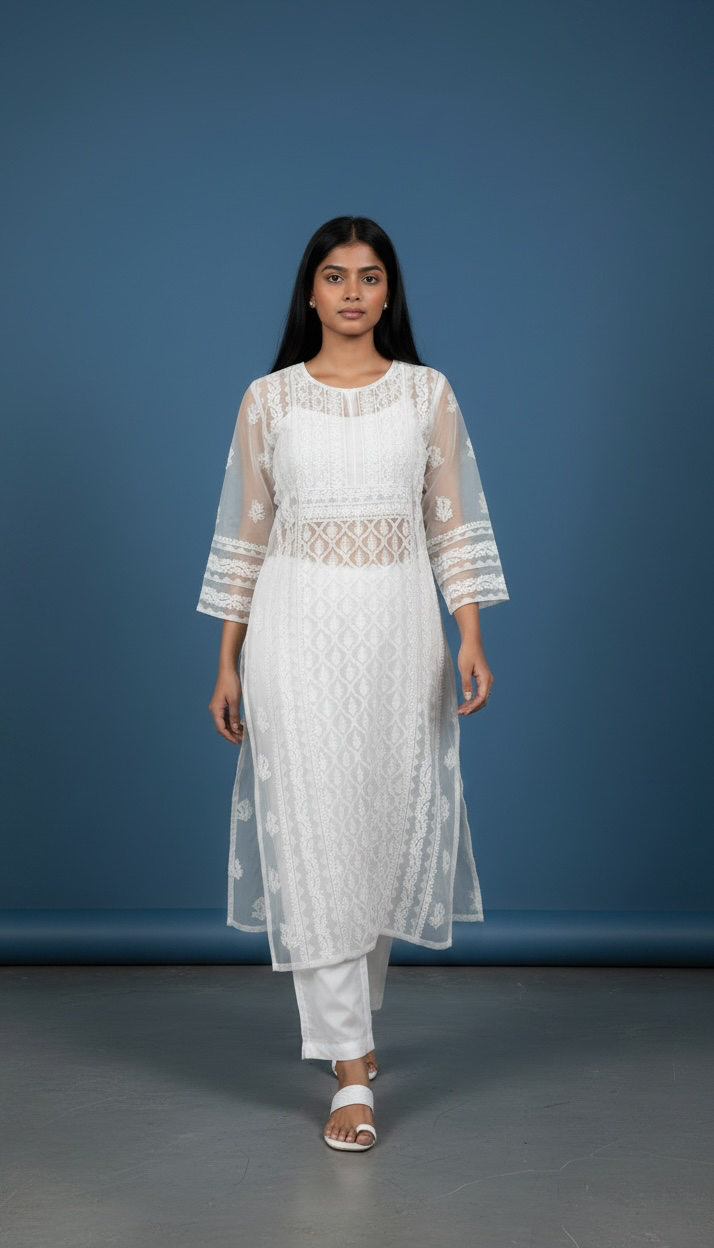 Organza Kurti