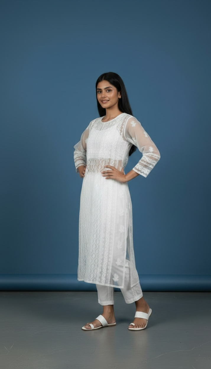 Organza Kurti
