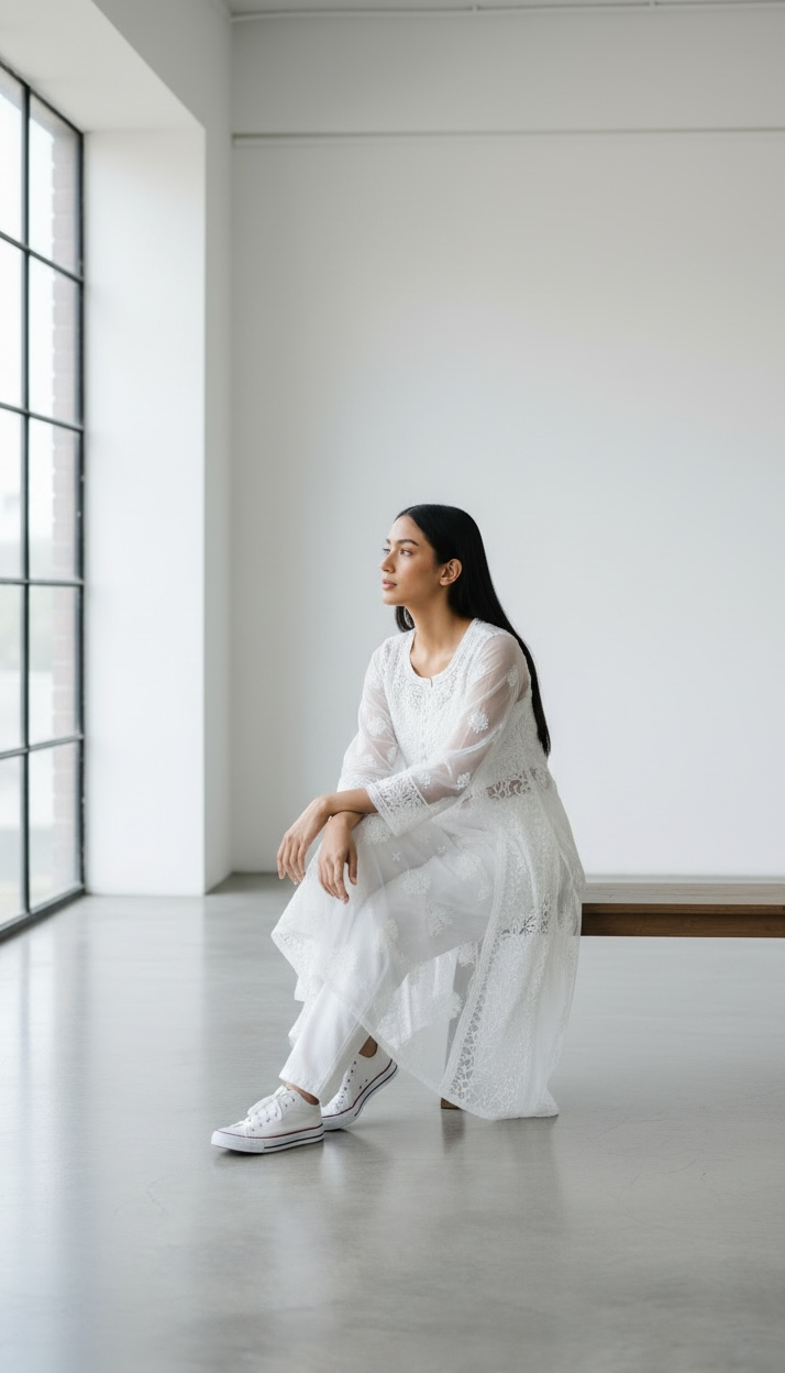 Organza Kurti