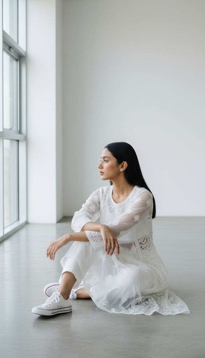Organza Kurti