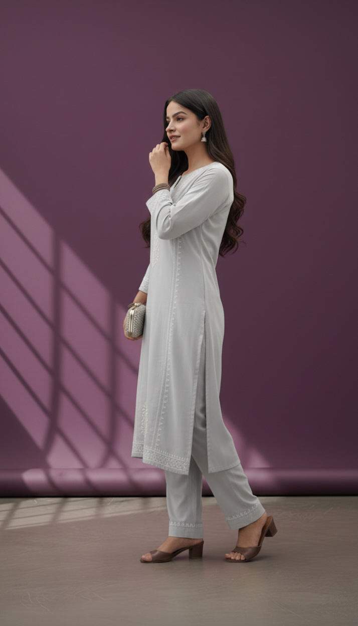 Noor-e-Lucknow Kurta Set