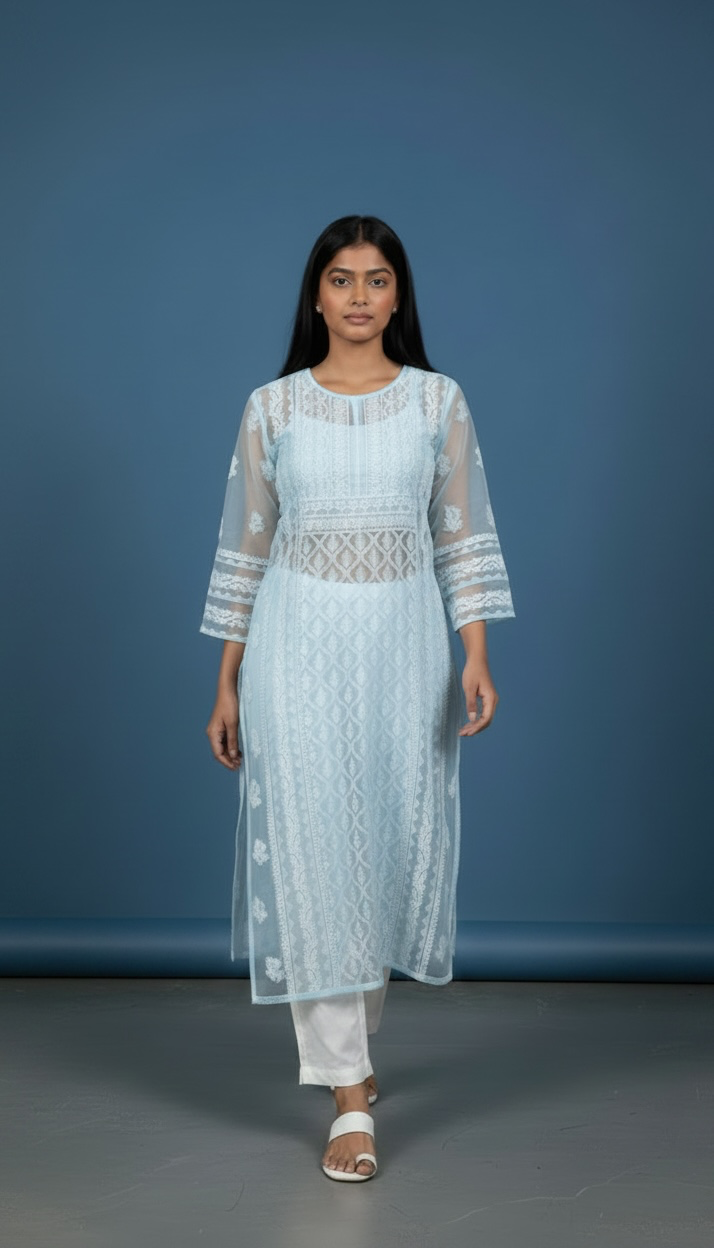 Organza Kurti