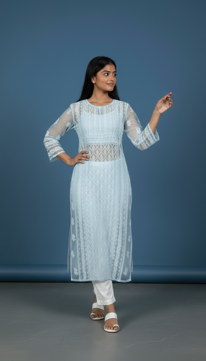 Organza Kurti