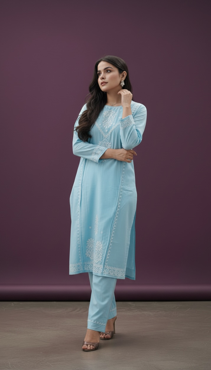 Noor-e-Lucknow Kurta Set