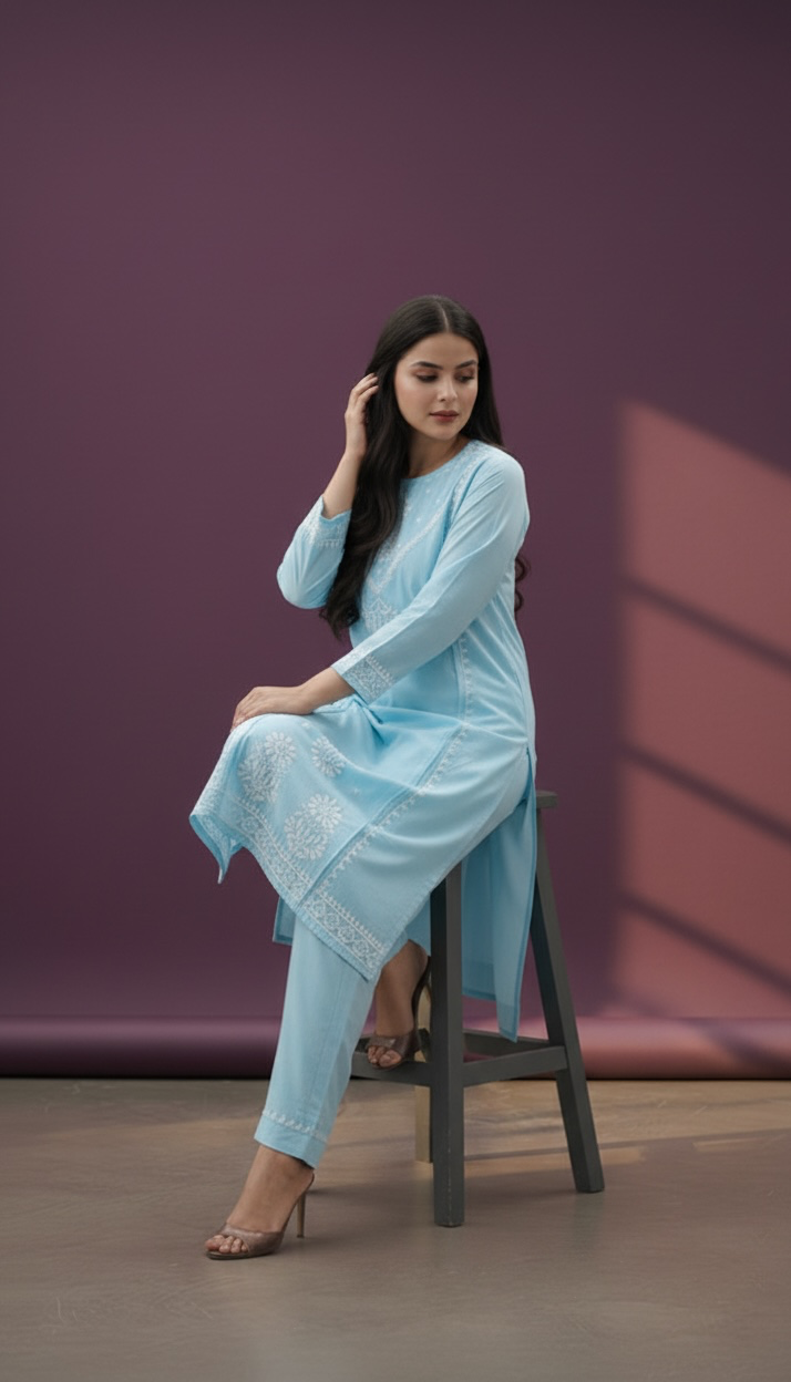 Noor-e-Lucknow Kurta Set