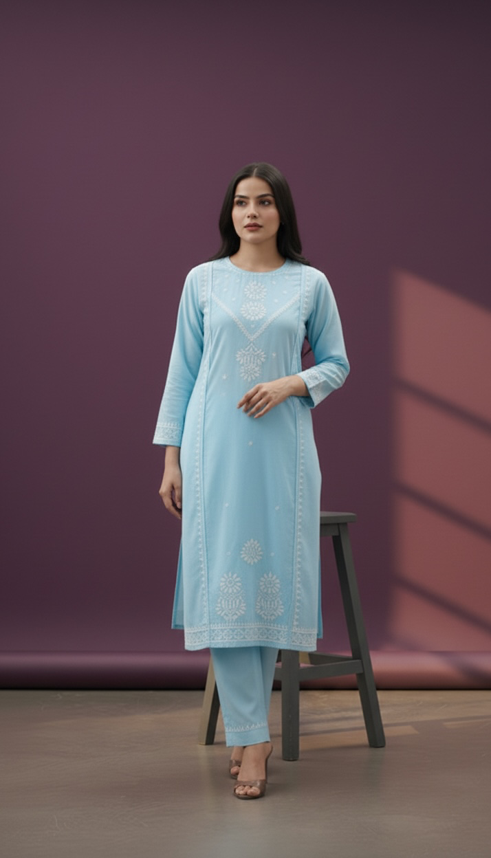 Noor-e-Lucknow Kurta Set