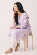 Hand Chikankari Brasso Cotton Kurti