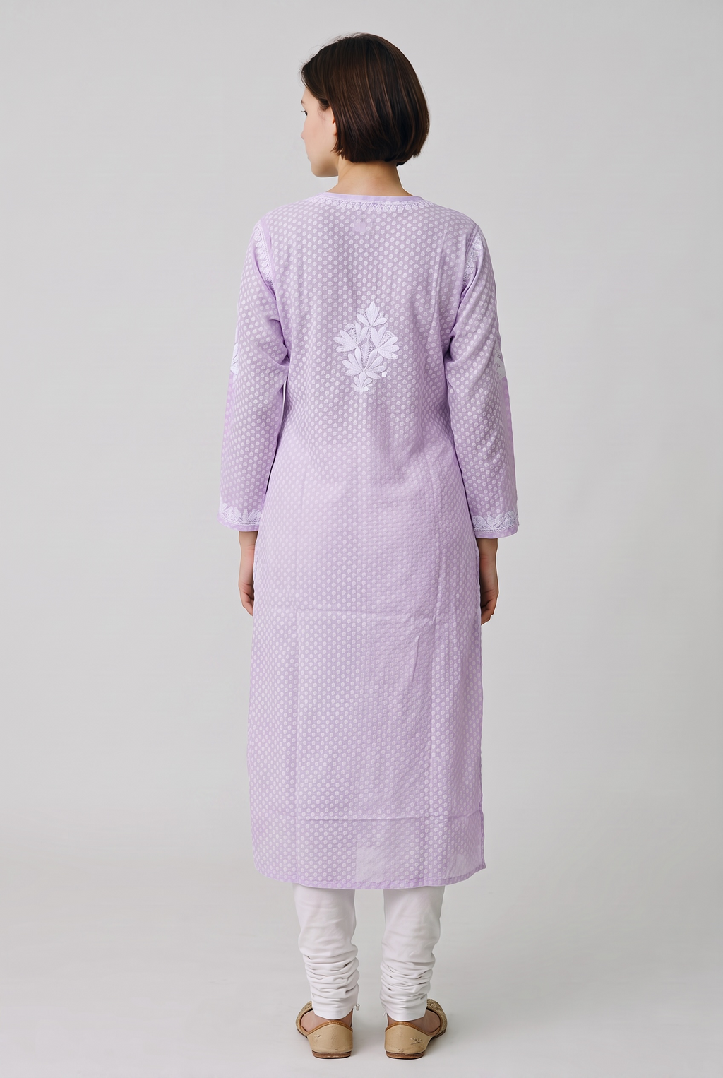 Hand Chikankari Brasso Cotton Kurti