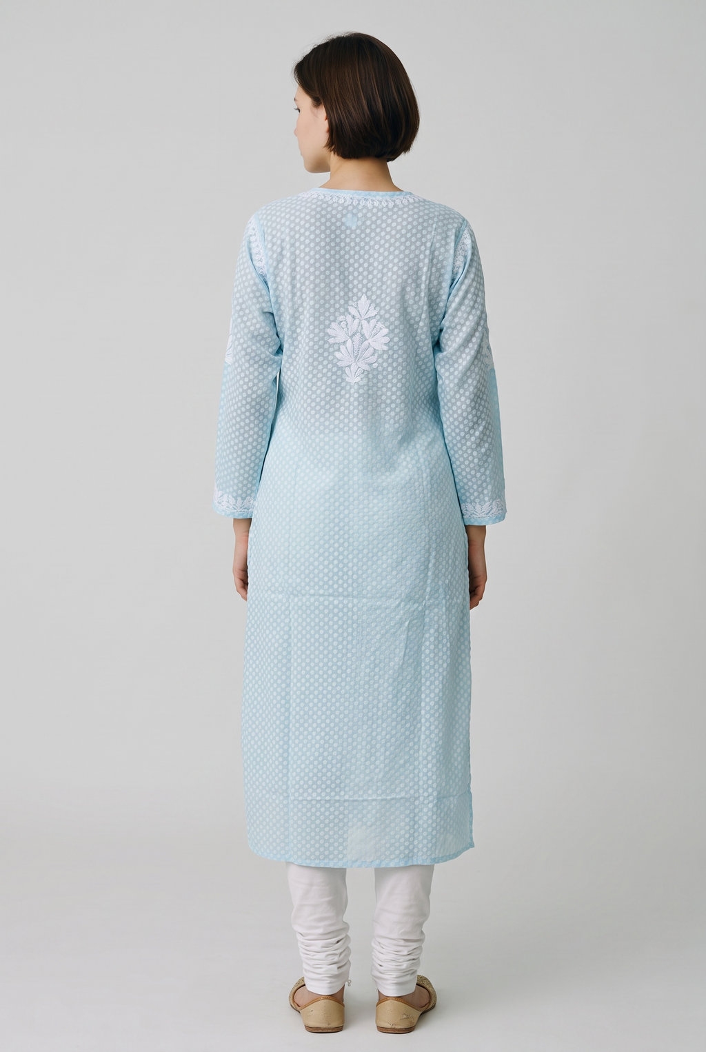 Hand Chikankari Brasso Cotton Kurti